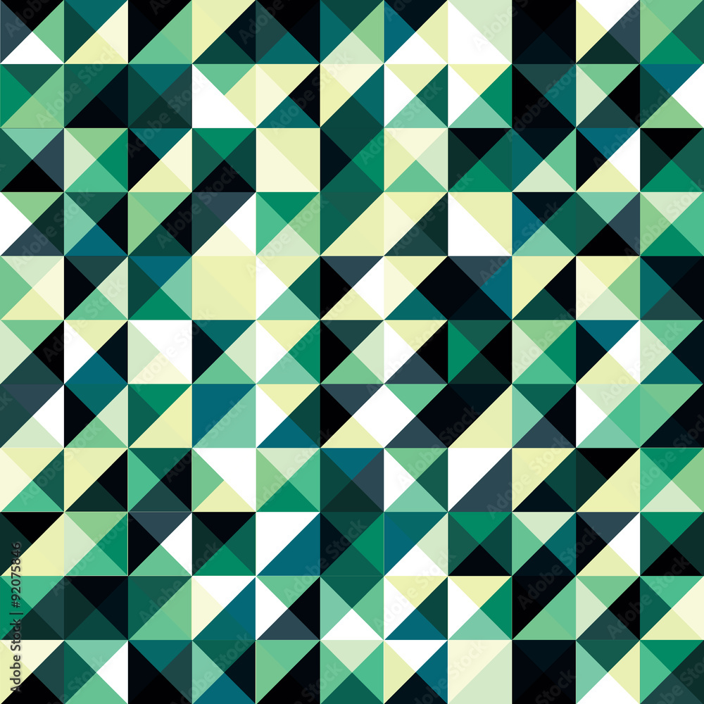 Poster abstract colorful triangles background design