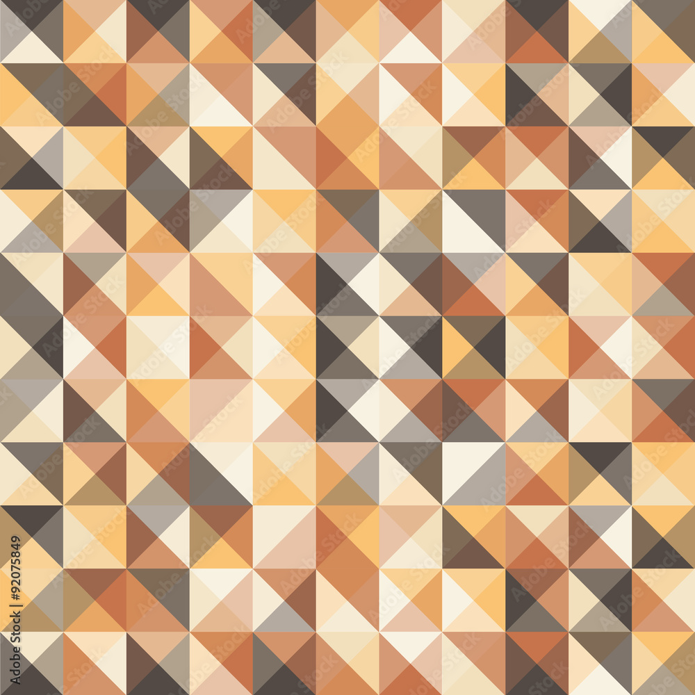 Poster abstract colorful triangles background design