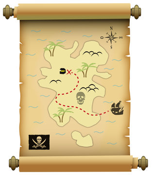 Parchemin-carte aux trésors 03