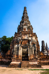 Fototapeta premium Wat chaiwatthanaram,World Heritage Site in Ayutthaya, thailand