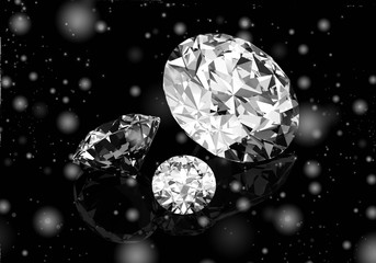 Diamond jewelery (high resolution 3D image)
