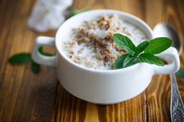 buckwheat porridge with milk