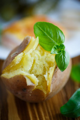 potatoes boiled in their skins