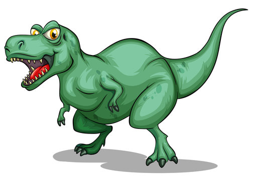 T-Rex with sharp teeth