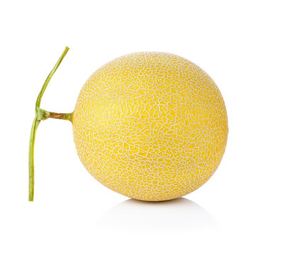 Isolated melon on white background