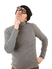 geek man