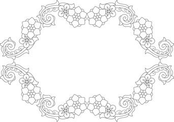 Ornate vintage fine good frame