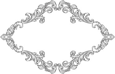 The acanthus art  nice baroque page