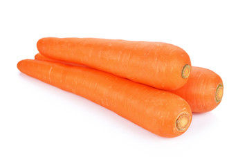 carrots isolated on white background