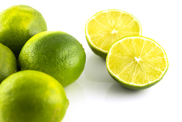 Lime Cut Into Half