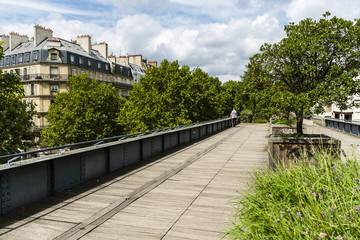 Park in Paris, Ille de France, France