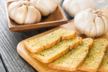 crispy bread garlic