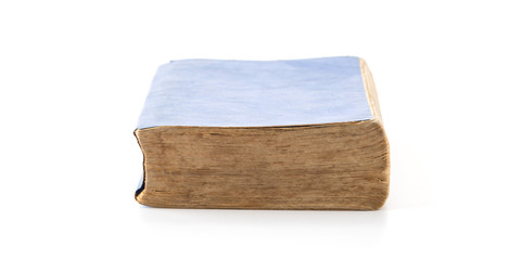 old book on white background