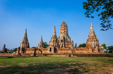 Fototapeta premium World Heritage Site in Ayutthaya, thailand
