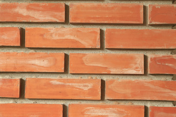 Red brick wall as a nicely textured background