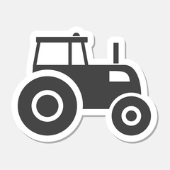 Tractor sticker 