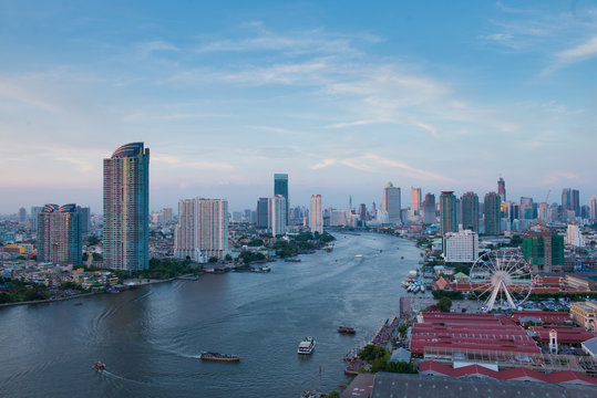 Bangkok City Skyline and Travel place