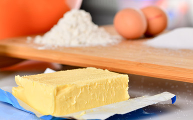 Teig anrühren mit Butter