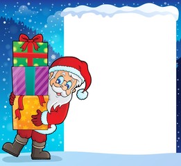 Frame with Santa Claus theme 9