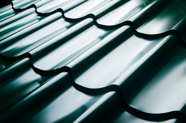 Close up of metal roof tile © Elnur