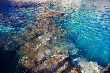 Sea stones background