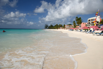 Barbados Island, Caribbean sea