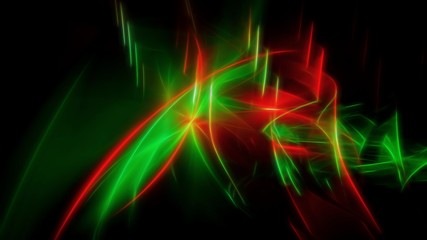 Colored energy glowing stripes