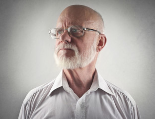 Obraz premium Severe man's portrait
