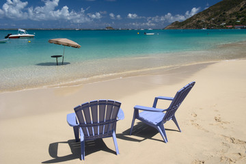Saint Martin, Caribbean sea