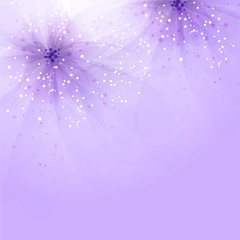 vector background with flowers