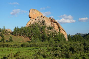 Terelj National Park in Mongolia