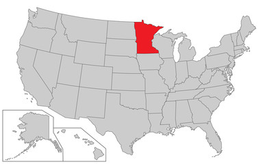 Fototapeta premium USA - Minnesota