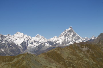 Fototapeta na wymiar Panorama dal Monte Zerbion