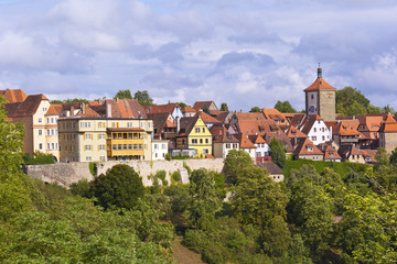 Fototapeta na wymiar Medieval Town Rothenburg