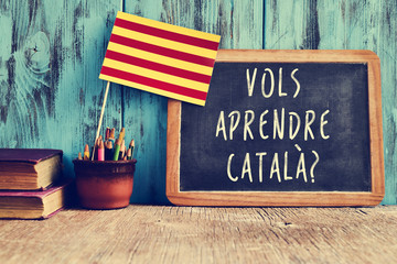 question vols aprendre catala?, do you want to learn Catalan?