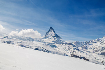 Fototapeta na wymiar Matterhorn, Zermatt, Switzerland.