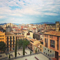 City center of Girona, Catalonia