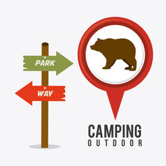 Camping, travel and vacations