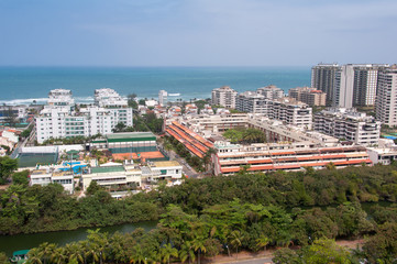 Newly Developed Condominium Buildings in Highly Americanized Barra da Tijuca District in Rio de Janeiro