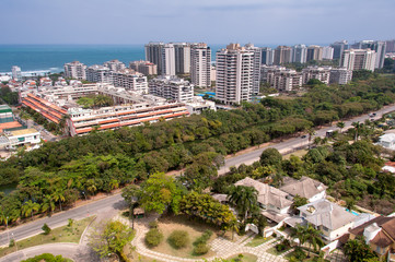 Newly Developed Condominium Buildings in Highly Americanized Barra da Tijuca District in Rio de Janeiro