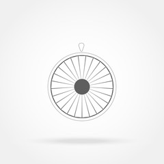 Obraz premium Wheel of fortune icon