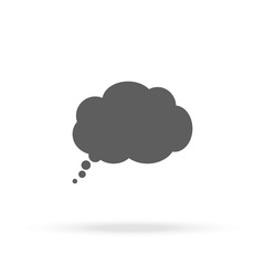 Cloud thoughts icon