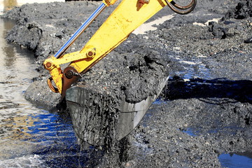  into the mud