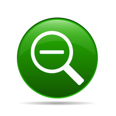 vector icon magnifier minus