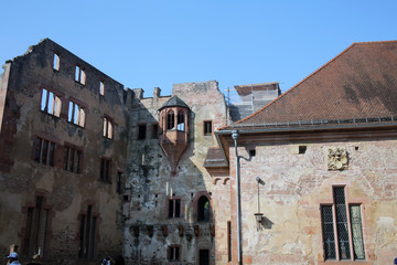 Part of Heidelburg castle © michael luckett