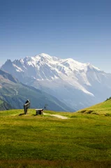 Cercles muraux Mont Blanc Domaine de Balme Mont Blanc