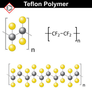 Teflon Polymer Structure