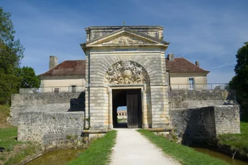 Papier Peint photo autocollant Travaux détablissement FORT MEDOC, FRANCE - SEPTEMBER 9, 2015: Fort Medoc (built by Vauban), Gironde, Aquitane, France on September 9, 2015