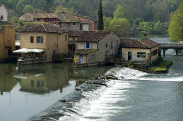 Fototapeta na wymiar Borghetto sul Mincio, Veneto, Italy