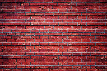 Wall from a red brick